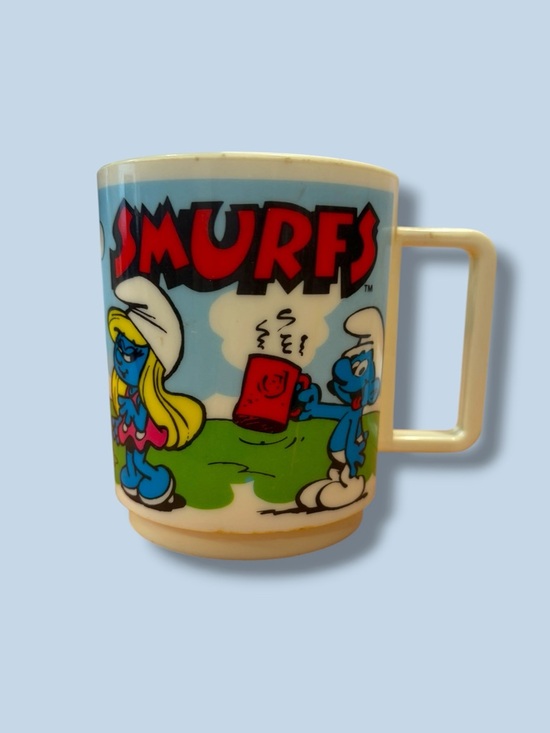 The Smurfs Other - 2 for $20 - Vintage 1980s Smurfs Plastic Mug